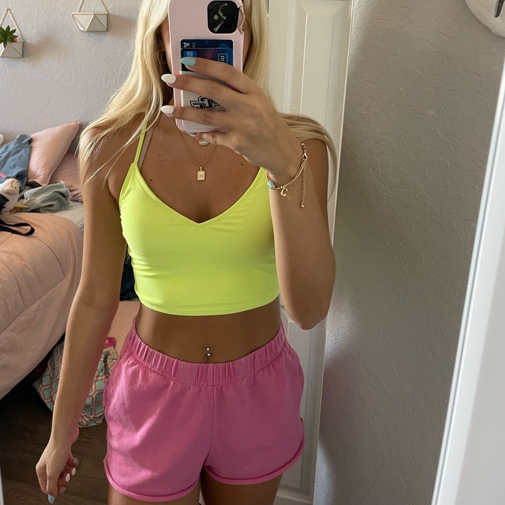 NEON GREEN TANK 💚💚 never worn! In perfect condition!